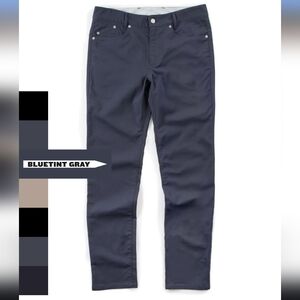 OUTLIER Men's Slim Dungarees Bluetint Gray Color Pants Size 34 LONG *NEVER WORN*